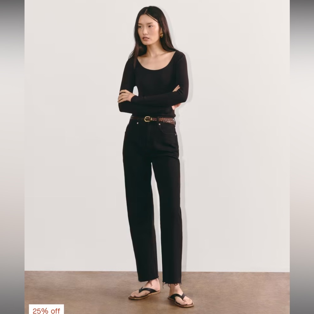 Everlane Women's High Rise Jeans - Black